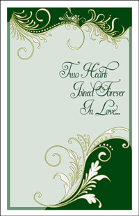 Wedding Program Cover Template 8A - Graphic 4